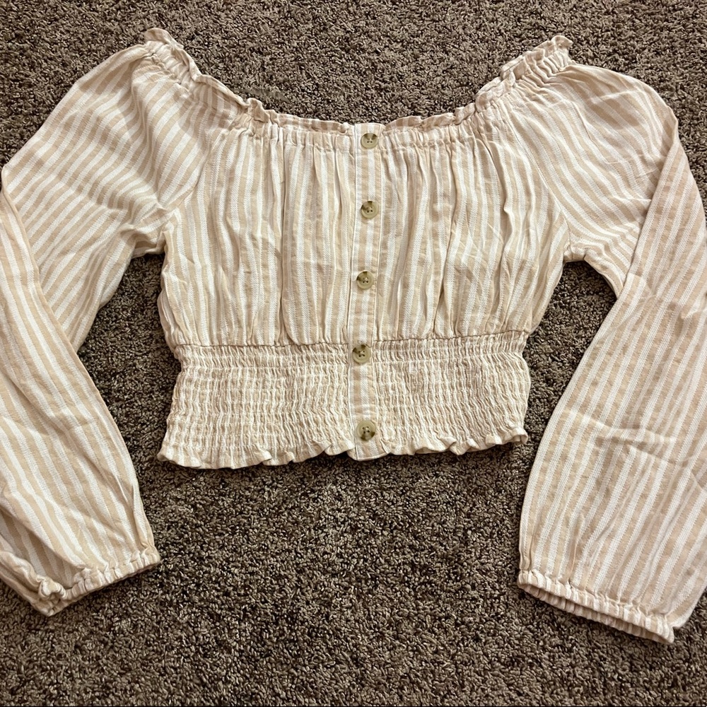 Aeropostal babydoll crop top